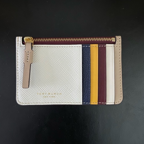 "SOLD" Tory Burch Zip Card Case - Picture 2 of 4